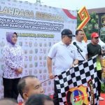 Unila Ramaikan Olahraga Bersama TNI-Polri dan Forkopimda Lampung