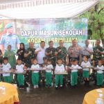 Kodim 0410/KBL Dukung Pemerintah Entaskan Angka Stunting Dengan Menggelar Program Dapur Masuk Sekolah 