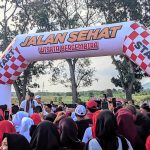 Nanang Ermanto buka Road Show Jalan Sehat Gembira 2024 di Desa Way Huwi