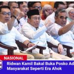 Ridwan Kamil Bakal Buka Posko Aduan Masyarakat Seperti Era Ahok 