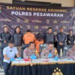 Polres Pesawaran Berhasil Ungkap Kasus Misteri  Penemuan Mayat Terbungkus Kain Merah