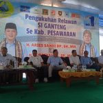 Hari ini, Aries Sandi Dharma Putra Kukuhkan Ribuan Tim Pemenangan Se-kabupaten Pesawaran