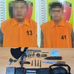 Dua Pelaku Curanmor Bersenjata Api di Tangkap Polsek Tanjung Bintang 