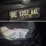 Warga Desa Kubu batu amankan kendaraan Di duga akan melakukan Politik uang 