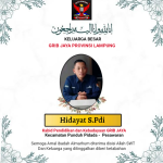 Kabar Duka : Kabid Pendidikan dan Kebudayaan PAC GRIB Kecamatan Punduh Pidada meninggal dunia 