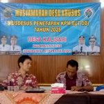 Musdessus Desa Kalisari Tentukan Penerima BLT-DD Tahun Anggaran 2025