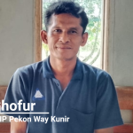 Abdul Ghofur : Kondisi Jalan Pekon Way Kunir Pagelaran Utara sangat mengkhawatirkan 