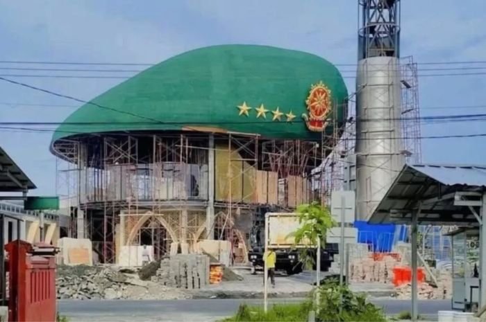 Kubah Baret Hijau, Masjid Unik di Pangandaran Diresmikan Panglima TNI