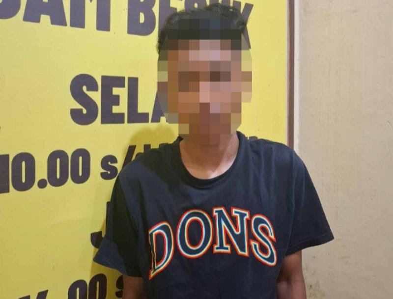 Tekab 308 Presisi Polsek Jati Agung Tangkap Pelaku Penganiayaan terhadap anak dibawah umur 