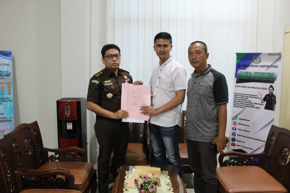 Mantan Lurah Kota Alam, Lampung Utara, Bayar Uang Pengganti Korupsi Rp110 Juta