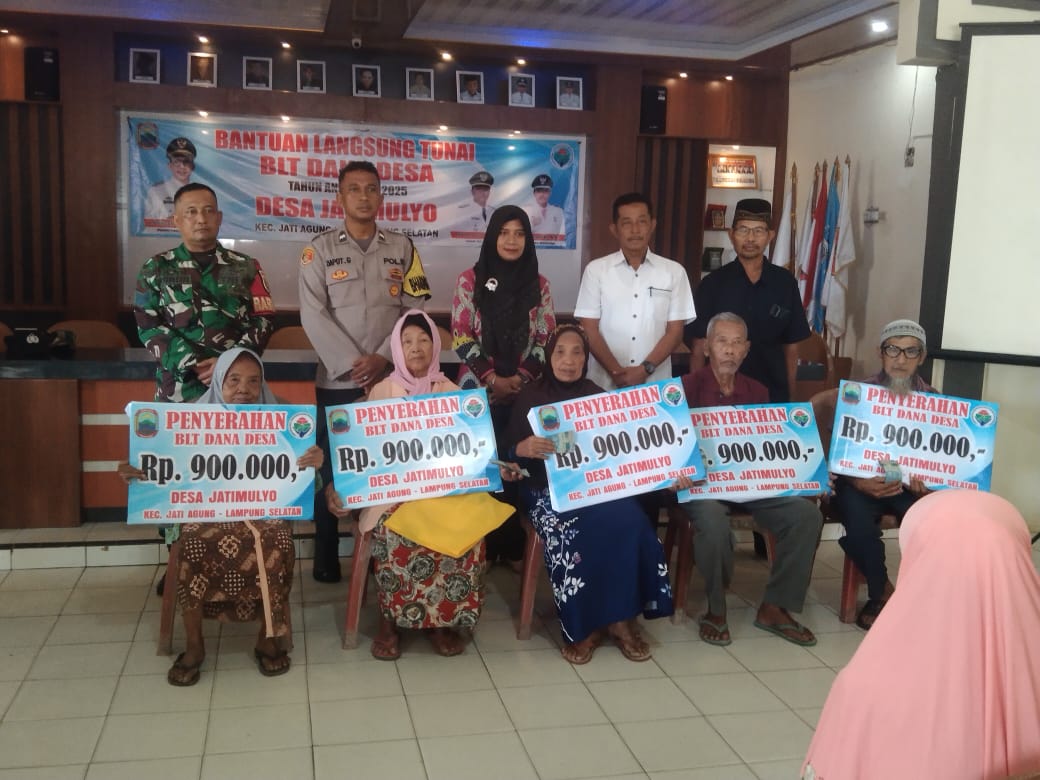 72 KPM di Jatimulyo Terima BLT Dana Desa 2025.