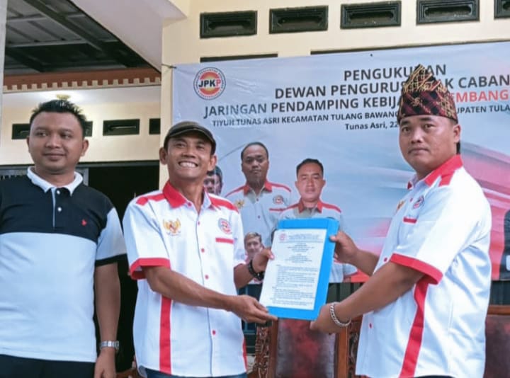 DPAC JPKP Tiyuh Tunas Asri Dikukuhkan: Fokus Perkuat Pendampingan Warga di Tubaba