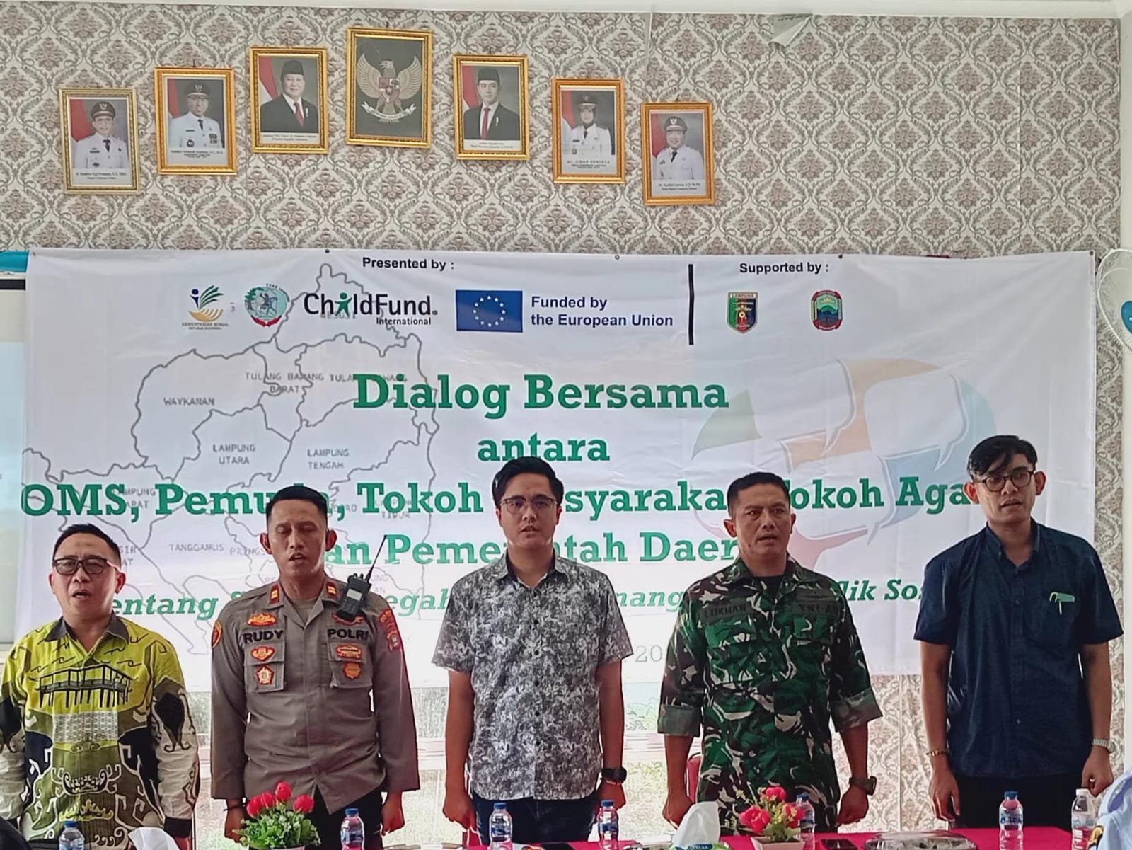 Posramil 421-09/TJB Dukung Penuh Sosialisasi SOP Penanganan Konflik Sosial di Jati Agung