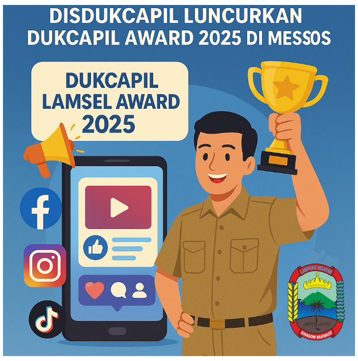 Desa Lampung Selatan Adu Kreativitas! Disdukcapil Luncurkan Dukcapil Award 2025 di Medsos