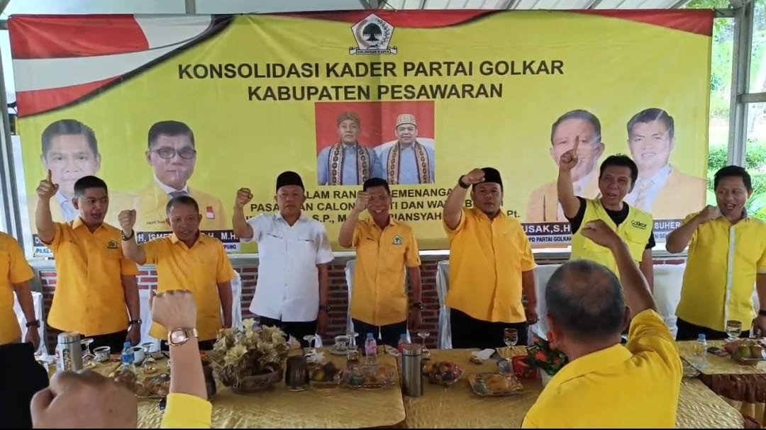 Golkar Matangkan Kemenangan Supriyanto–Suriansyah di PSU Pesawaran 2025