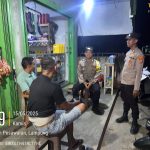 Ciptakan Rasa aman, Polsek Padang Cermin Patroli Jalur Rawan Way Ratai, Cegah Kriminalitas Malam Hari