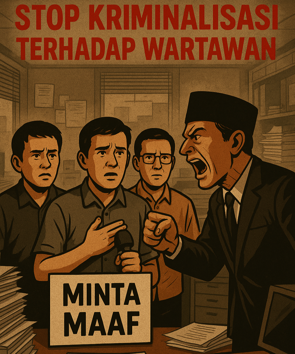 Diduga Diintimidasi dan Dipaksa Minta Maaf, Tiga Wartawan Ungkap Tekanan Psikis di Pekon Sukananti