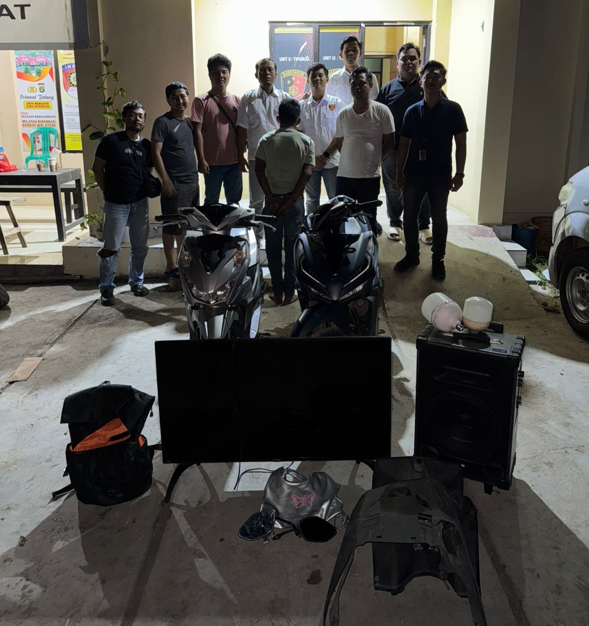 Polres Pesawaran Ungkap Kasus Pencurian dengan Pemberatan, Pelaku Diamankan di Negeri Katon