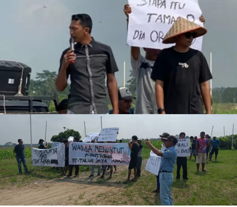 Warga Palas Geruduk PT Talun Jaya Abadi: Tuntut Pecat Satpam Arogan dan Soroti Dugaan Penyimpangan
