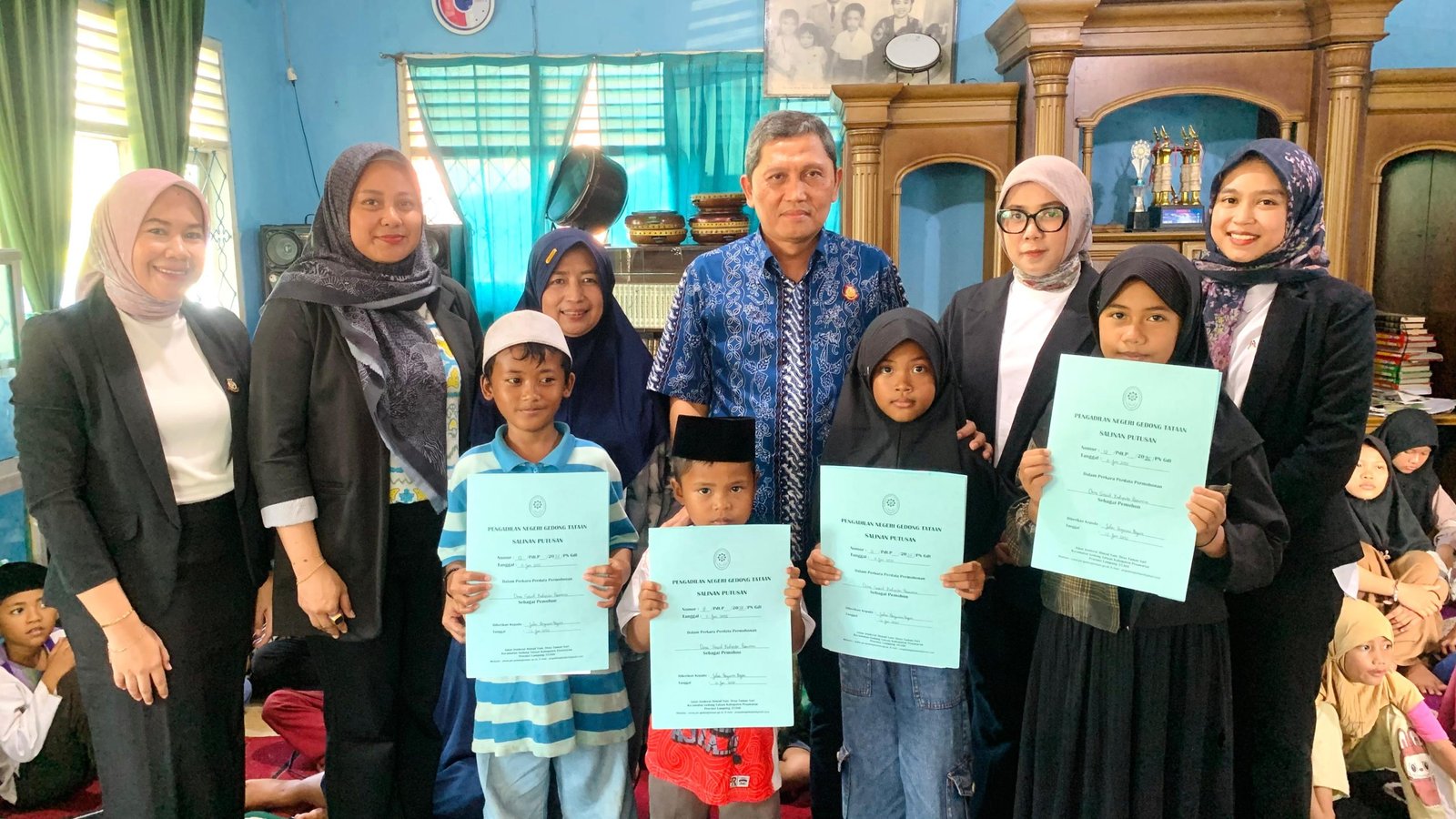 Kejari Pesawaran Tetapkan Perwalian Lima Anak LKSA Sholawatul Falah