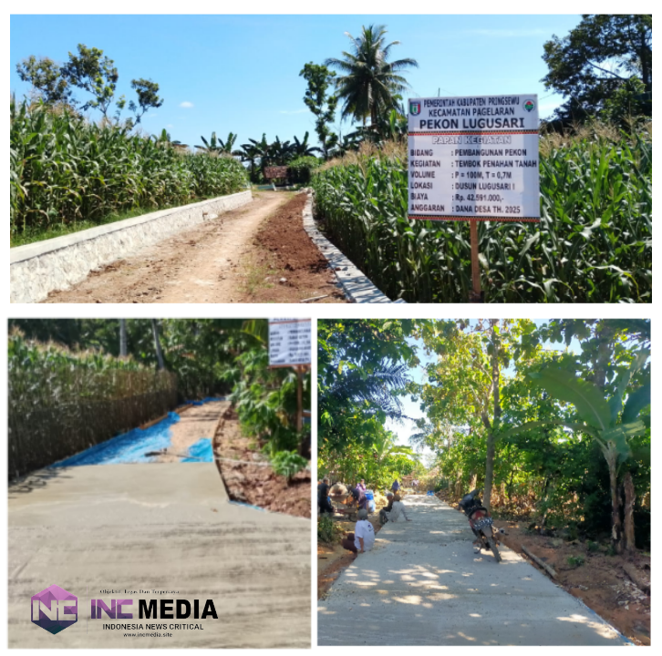 Pemerintah Pekon Lugusari Genjot Infrastruktur Dana Desa 2025