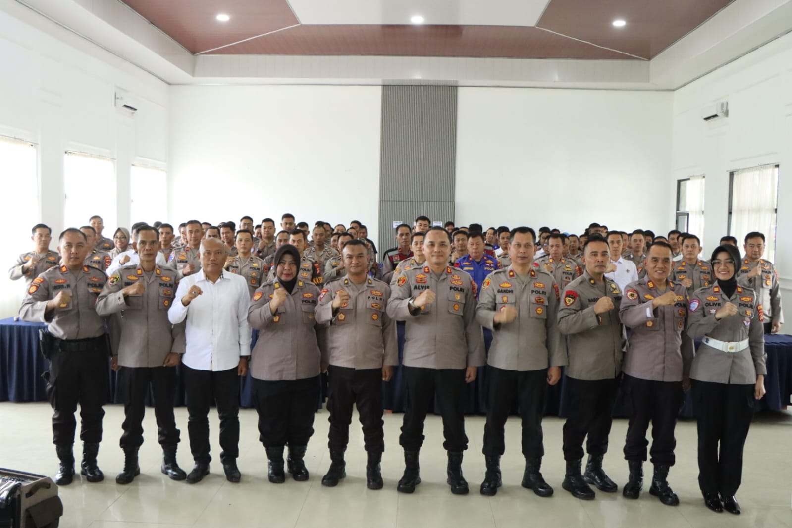 Operasi Ketupat Pesawaran: 212 Personel Disiagakan Polres Pesawaran dalam Latpra Ops 2026