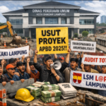 Demo LSM di PU Bandar Lampung, Soroti Proyek APBD 2025