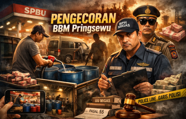 Pengecoran BBM Pringsewu Diduga Marak di 8 SPBU, Warga Desak BPH Migas dan Polda Lampung Turun Tangan