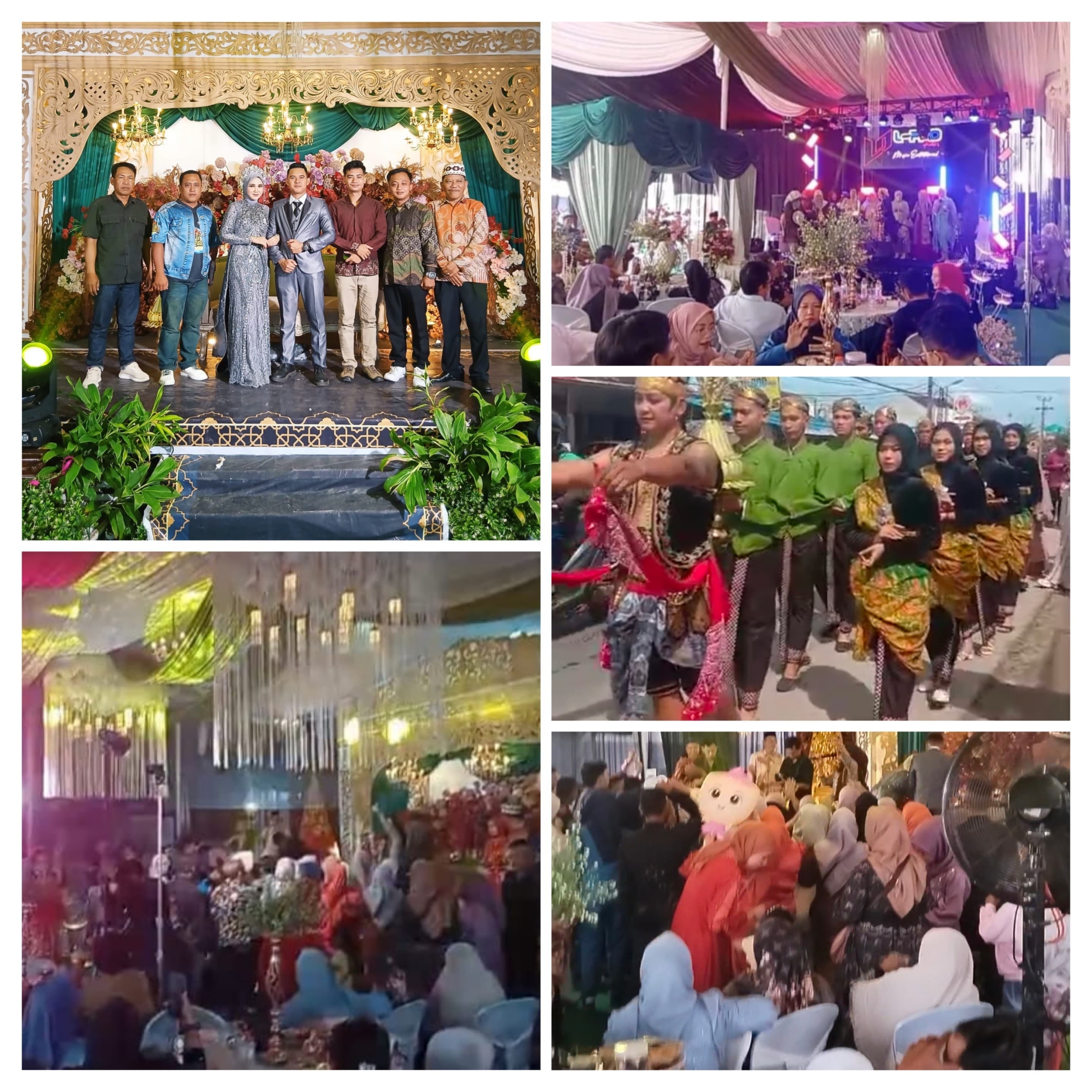 Solidaritas ASWIN Pringsewu Warnai Resepsi Pernikahan Nesya dan Ayubi Penuh Haru