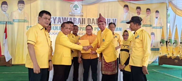 Mustika Bahrum Nahkodai Golkar Pesawaran 2026–2031, Terpilih Aklamasi dalam Musda V