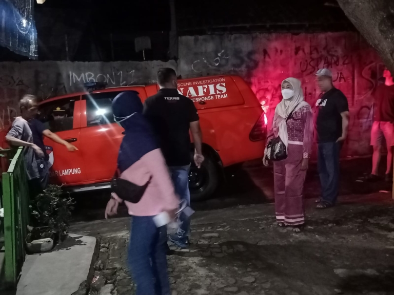 Penemuan Jenazah Kemiling, Warga Curiga Dua Hari Tak Terlihat