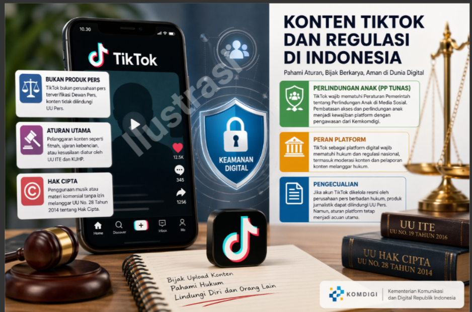 Konten TikTok UU ITE: Batasan Hukum dan Perlindungan di Indonesia