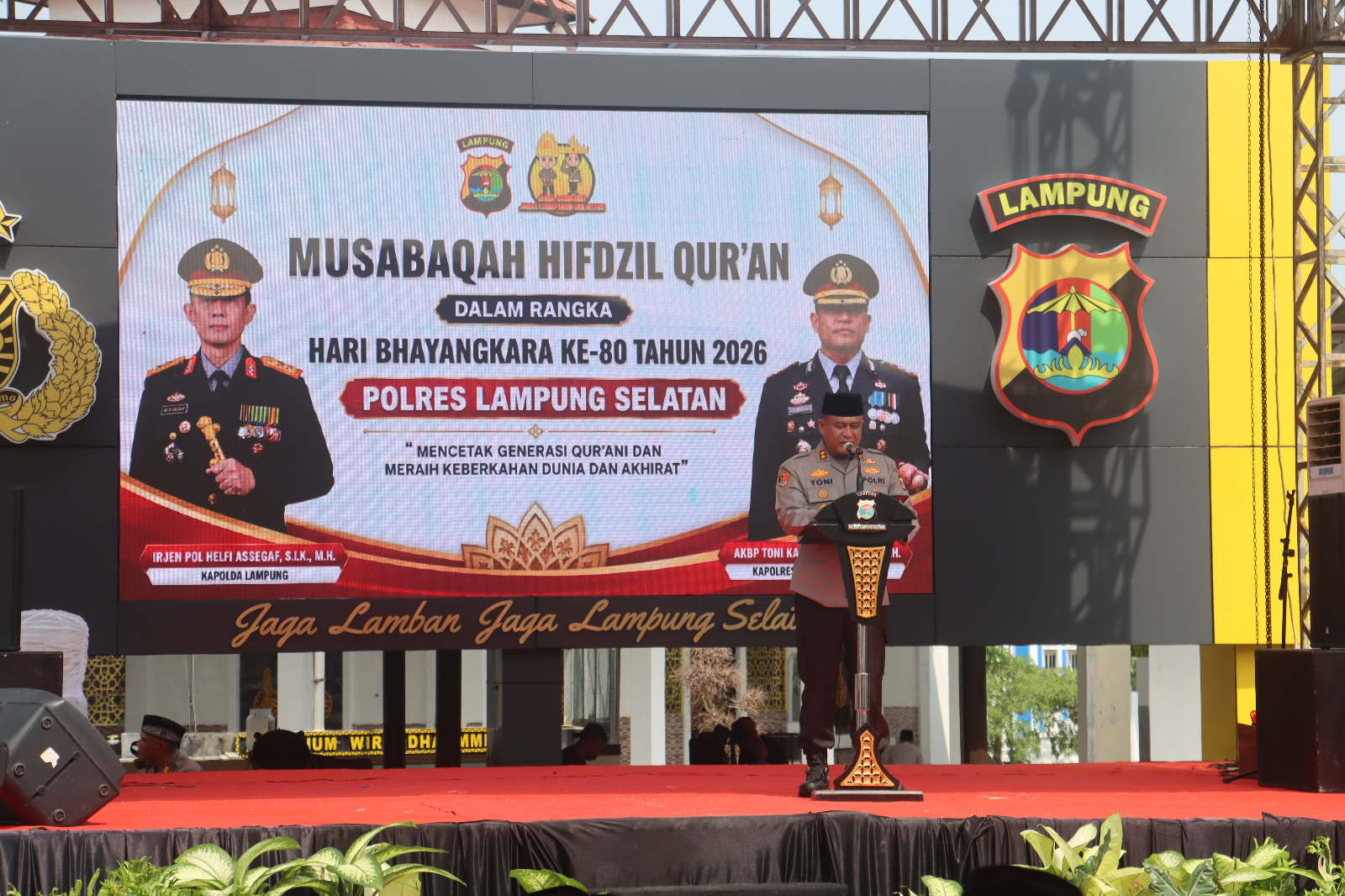 MHQ Lampung Selatan Sambut Hari Bhayangkara ke-80, 657 Peserta Ramaikan Ajang Religius