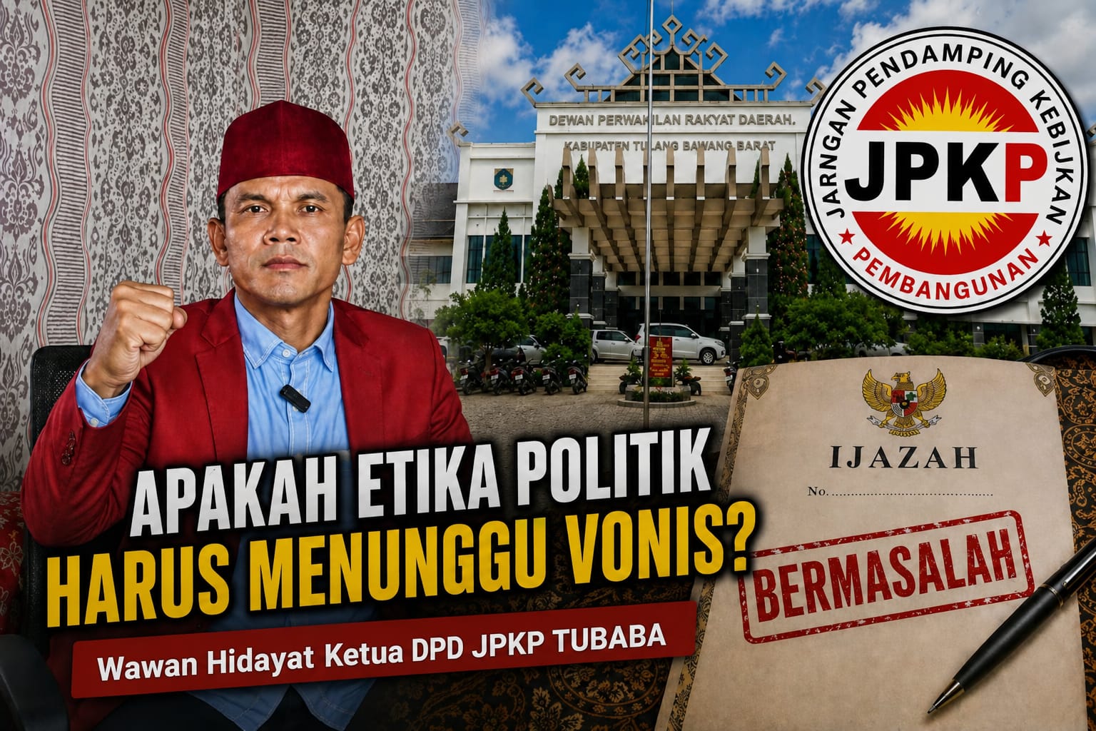 Apakah Etika Politik Harus Menunggu Vonis?