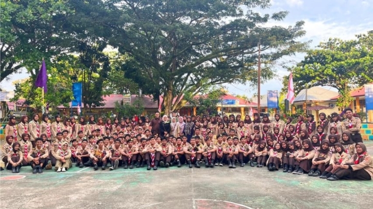 Latihan Gabungan Pramuka Penegak Pariaman Perkuat Solidaritas dan Keterampilan Generasi Muda
