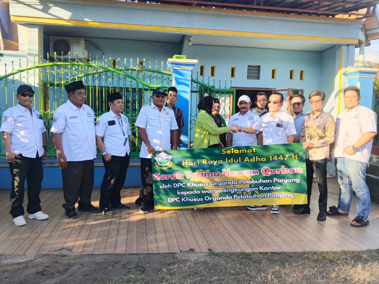 Kurban ORGANDA Panjang untuk Warga Pidada III, Wujud Kepedulian Sosial di Lingkungan Pelabuhan