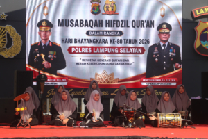 Hari Bhayangkara ke-80, Polres Lampung Selatan Apresiasi Para Juara MHQ 2026