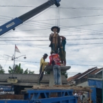 Tugu Tani Marga Agung Direhab, Warga Bangga Ikon Desa Kini Lebih Megah
