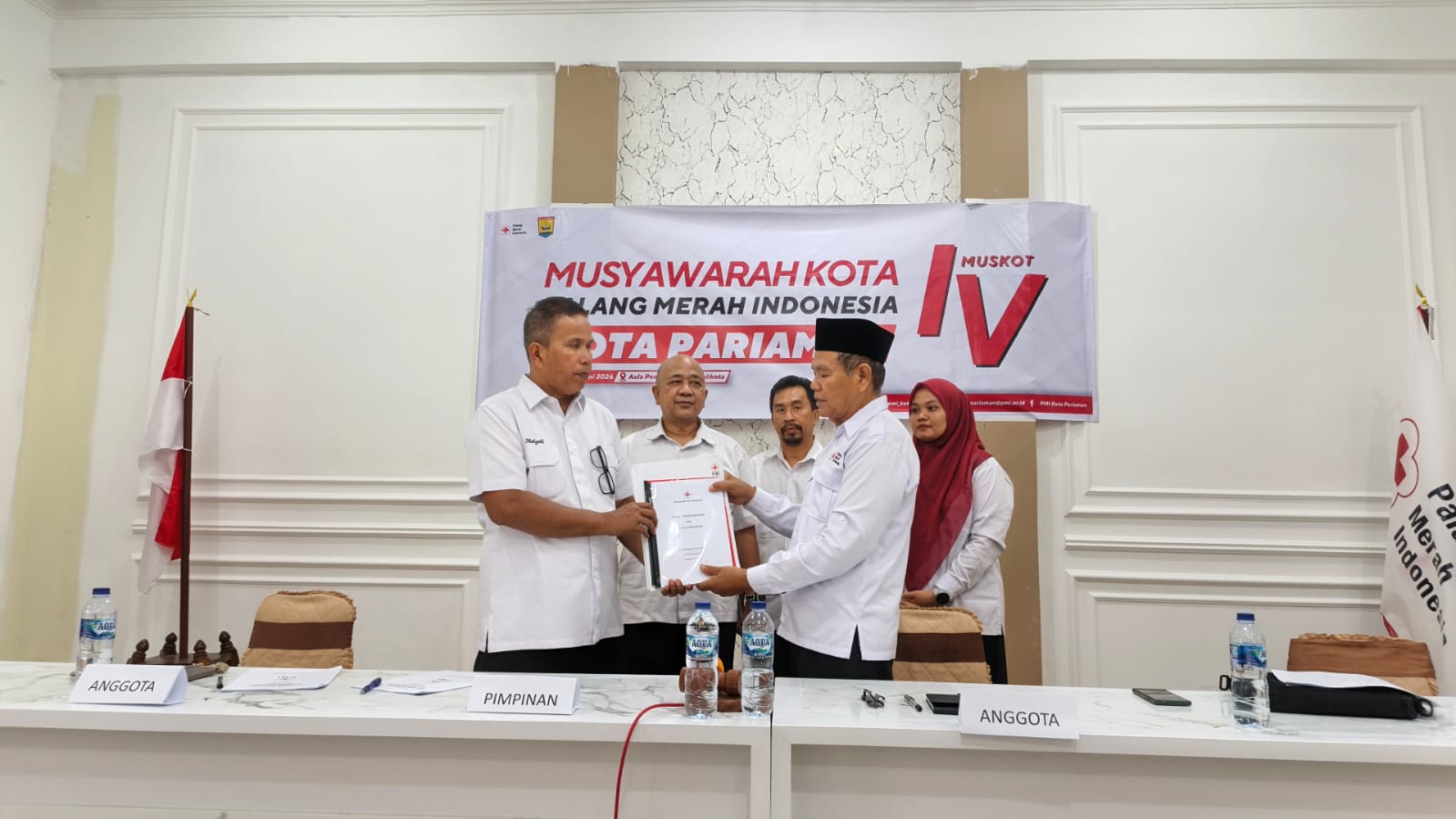 Mulyadi Ketua PMI Pariaman Terpilih Aklamasi pada Muskot IV Periode 2026–2031