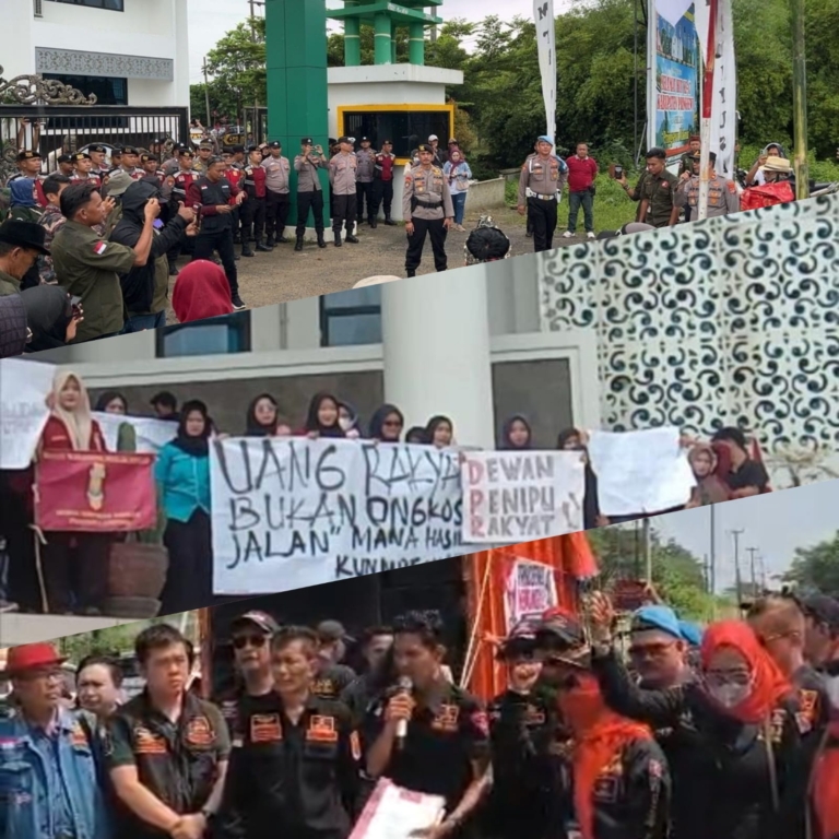 transparansi anggaran Pringsewu: 3 Kali Demo, Aliansi Mahasiswa-LSM-Ormas Desak Reformasi OPD