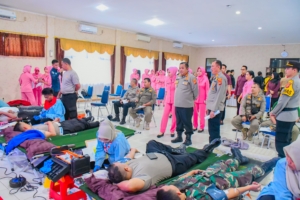 Donor darah Polresta Cirebon, Sinergi Kemanusiaan Hari Bhayangkara ke-80 Kumpulkan 126 Kantong Darah