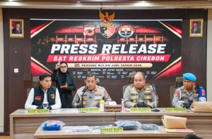 Satreskrim Polresta Cirebon Ungkap 9 Kasus, 10 Tersangka Diamankan dalam Operasi Juni 2026