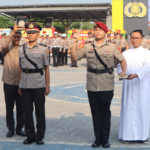 Kenaikan Pangkat Polres AKBP Toni Kasmiri Pimpin 52 Personel Polres Lampung Selatan