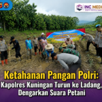 Ketahanan Pangan Polri: Sinergi Polisi dan Petani Kuningan Perkuat Produksi Pangan Nasional