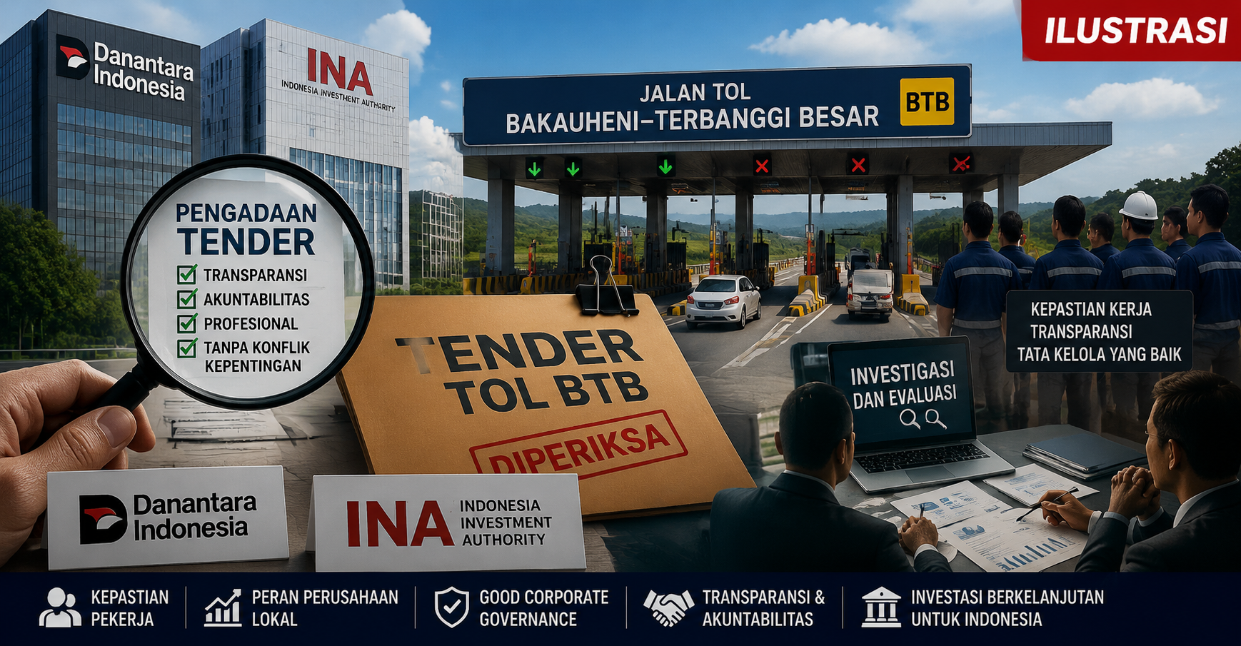 Tender Tol BTB: Danantara dan INA Diminta Periksa Proses Pengadaan