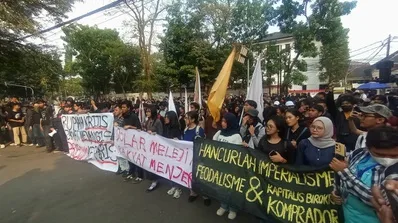 Pelemahan Rupiah dan Kenaikan BBM Disorot Mahasiswa di DPRD Jabar