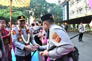 Kapolresta Cirebon Hadiri Kapolda Jabar, Tegaskan Komitmen Dukung Kepemimpinan Baru