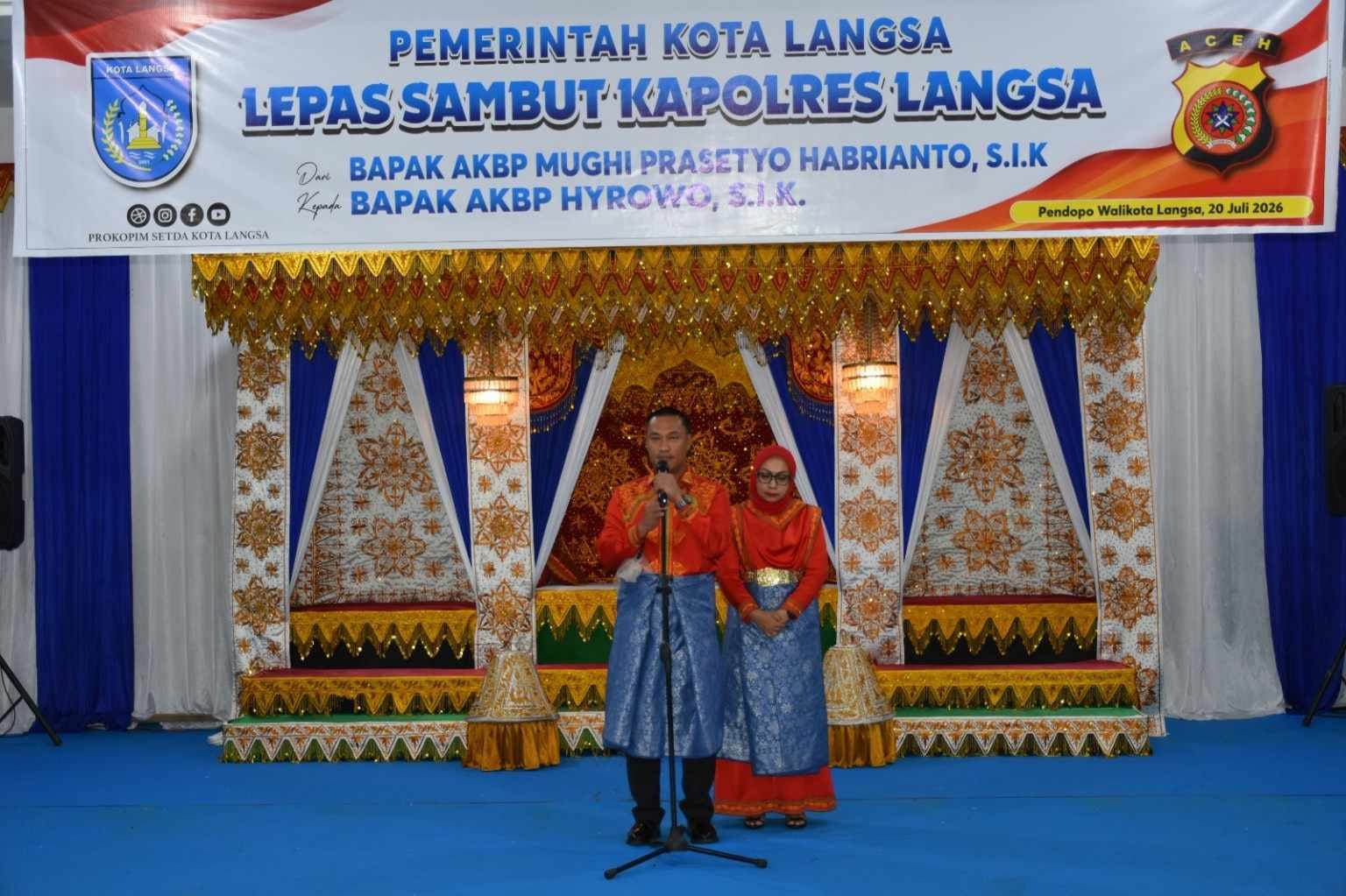Lepas Sambut Kapolres Langsa: Wali Kota Ajak Perkuat Sinergi Polri, Pemerintah, dan Masyarakat