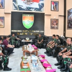 Sinergi TNI Lampung, Danbrigif 4 Mar/BS Perkuat Kolaborasi Pertahanan Melalui Audiensi dengan Pangdam XXI/RI