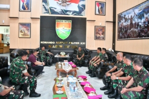 Sinergi TNI Lampung, Danbrigif 4 Mar/BS Perkuat Kolaborasi Pertahanan Melalui Audiensi dengan Pangdam XXI/RI